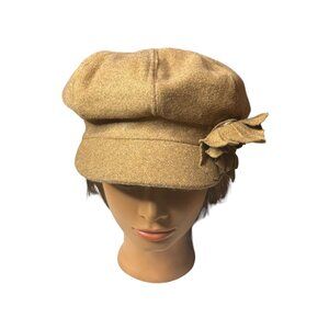 Accessories Hat Company Wool Blend 8 Panel Newsboy Cap